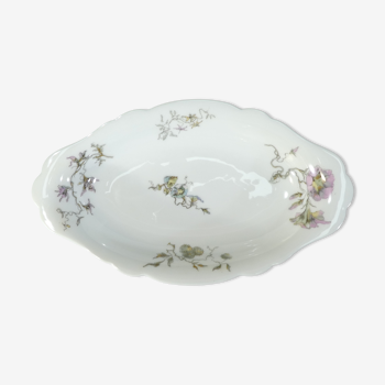 Raviers ovale en porcelaine de Limoges pour E. Bourgeois Paris