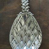 Silver-plated metal pineapple trinket tray, 1970