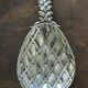 Silver-plated metal pineapple trinket tray, 1970