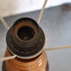 Lampe scandinave en teck 1970