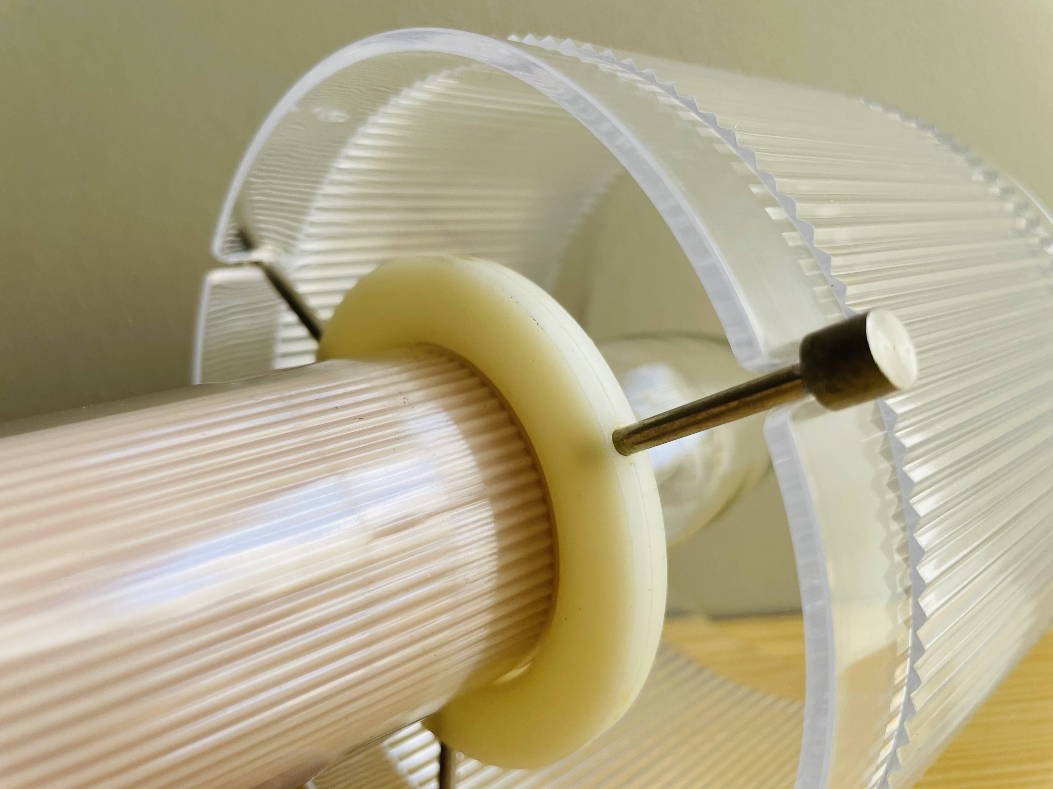 Portuguese mid century modern pink wall sconce light