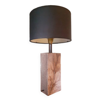 Vintage herbarium lamp in sandstone from the 70s