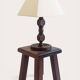 Art Deco Wood Table Lamp by Charles Dudouyt, France, 1930s