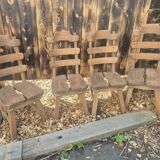 Scandinavian brutalist chairs
