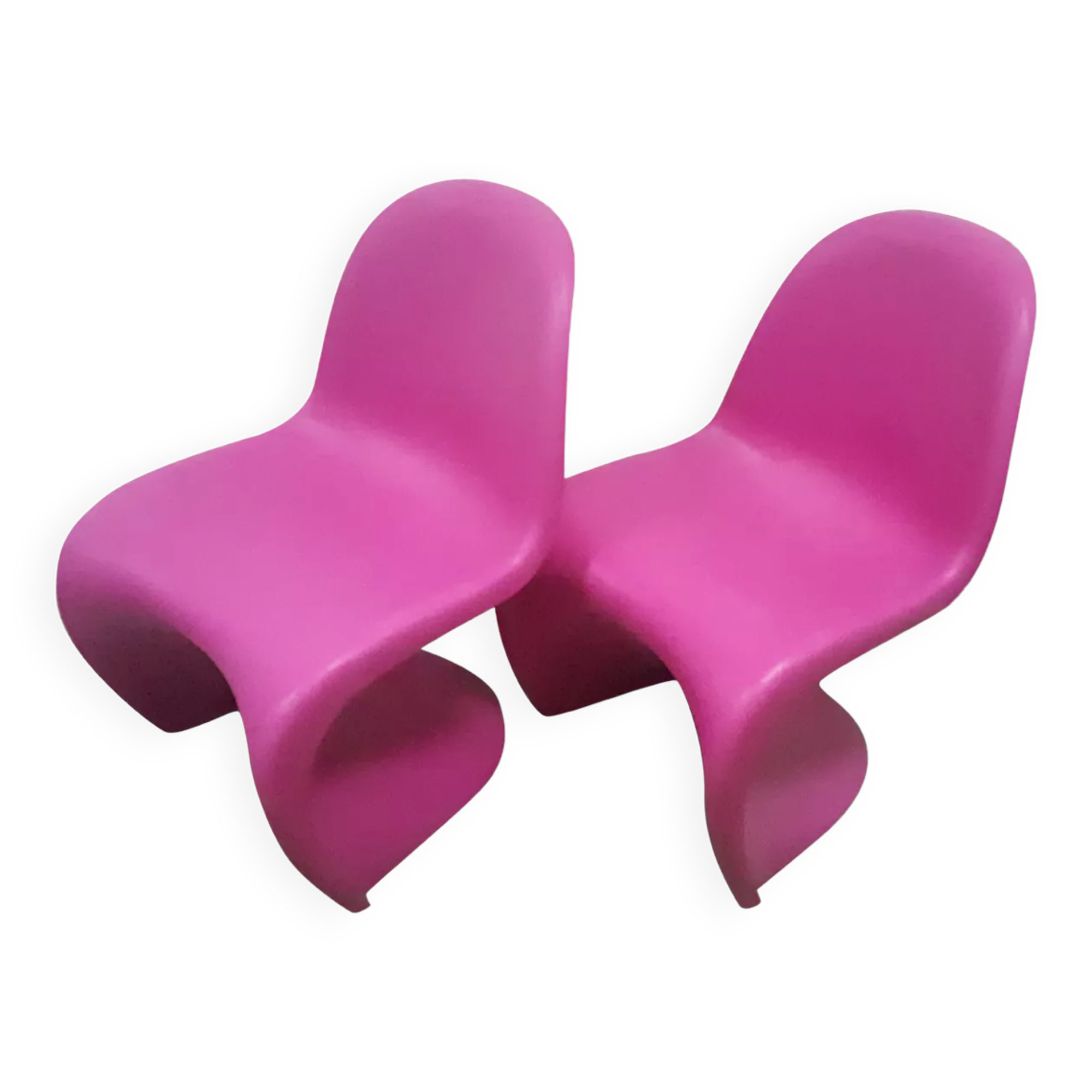 Pair of Panton chairs by Verner Panton, Vitra