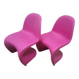 Pair of Panton chairs by Verner Panton, Vitra