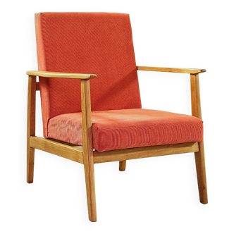 Vintage style living room armchair Scandinavian design 1970 renovated