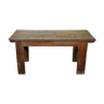 Ancien pétrin transformé en table