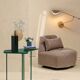 Contemporary swivel armchair