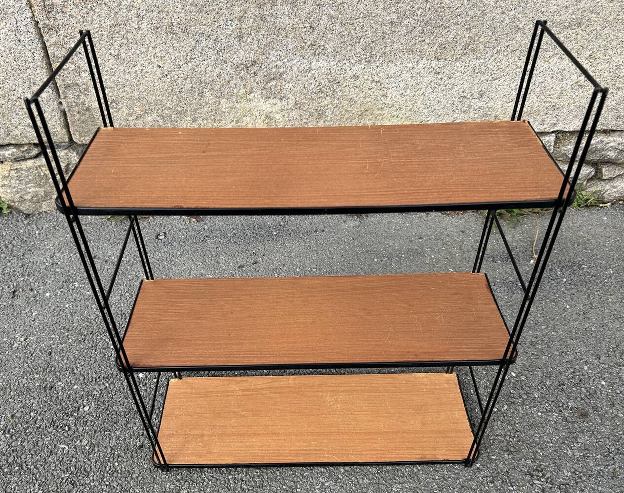 String wall shelf, vintage, 60s.