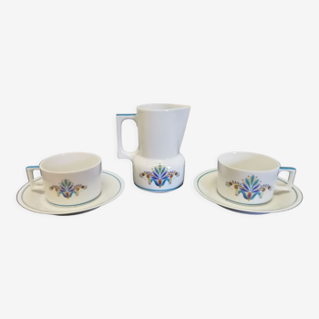 Duo de tasses à café  en porcelaine