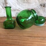 Green Jar Lever and bottle
