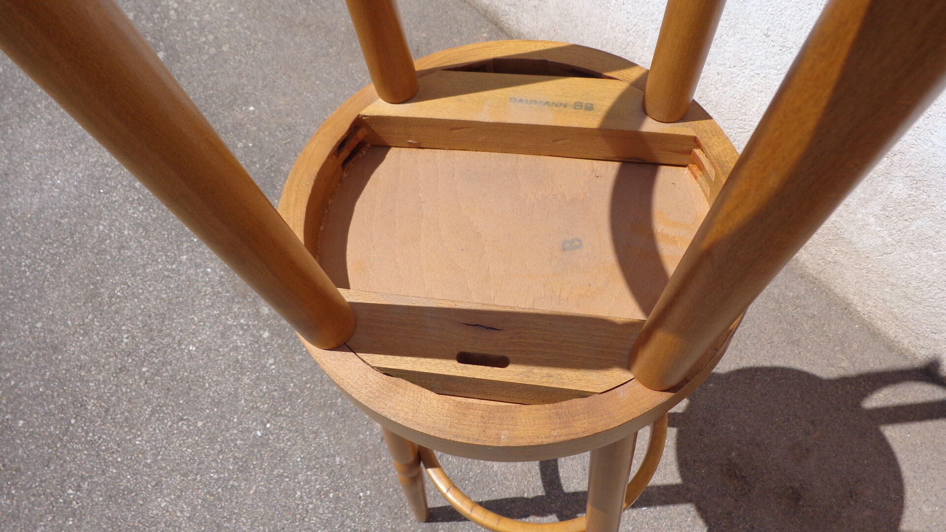 Paire de tabourets hauts Baumann