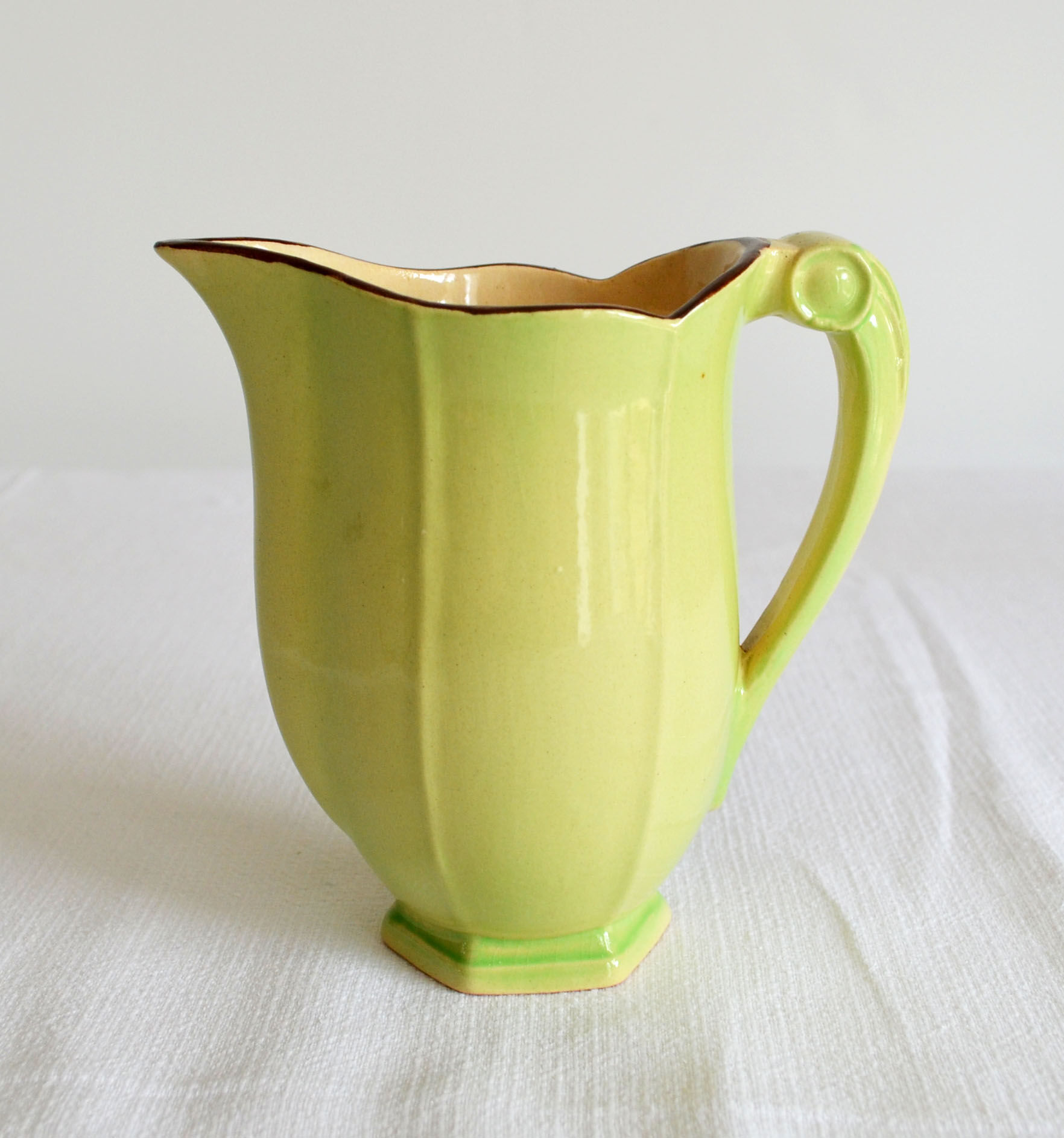 Niderviller art nouveau milk pot