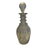 Vintage molded glass decanter