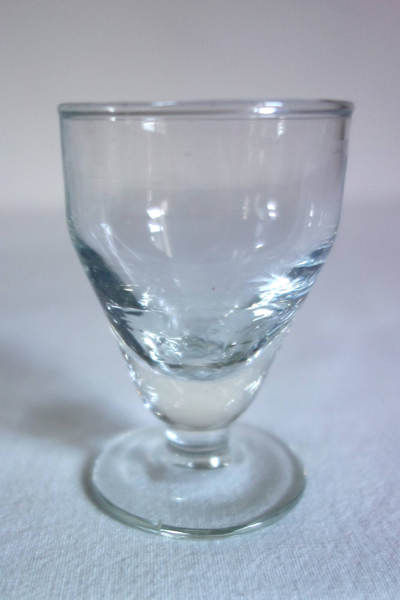 5 small antique absinthe glasses