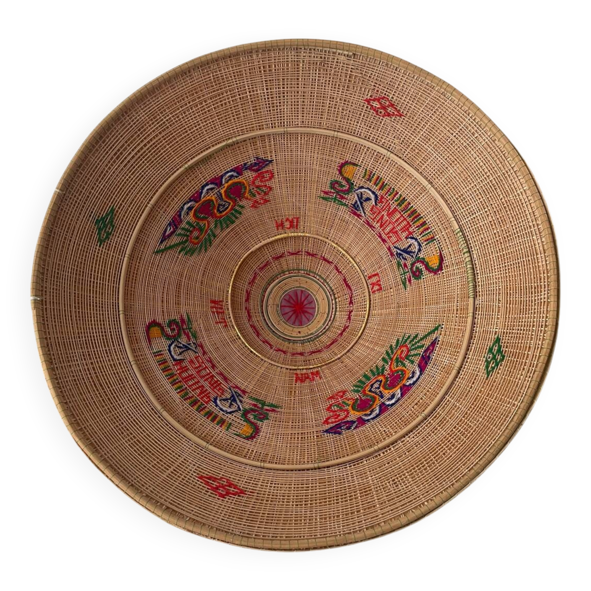 Embroidered Vietnamese hat