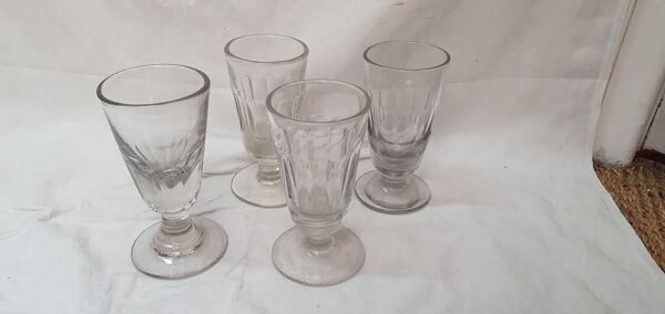 Set de 4 verres à absinthe