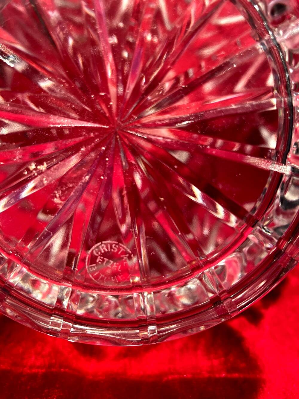 Carafe a liqueur en cristal etzel bitche