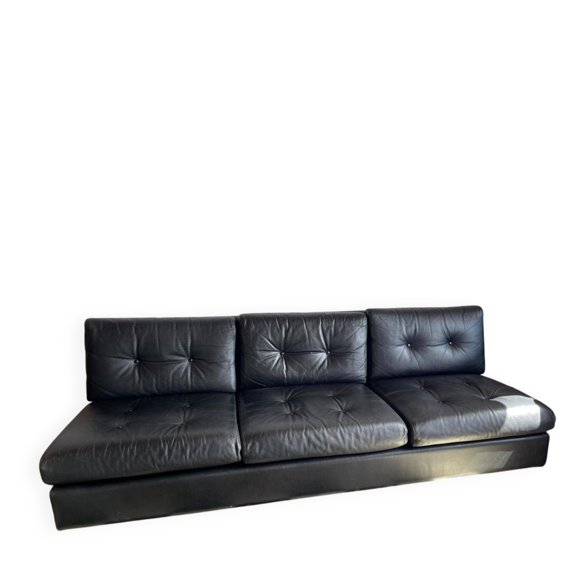 Leather canapé International furniture 70's