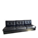 Leather canapé International furniture 70's