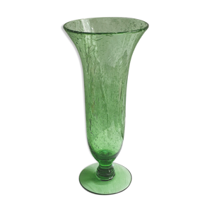 Vase en verre bullé - biot