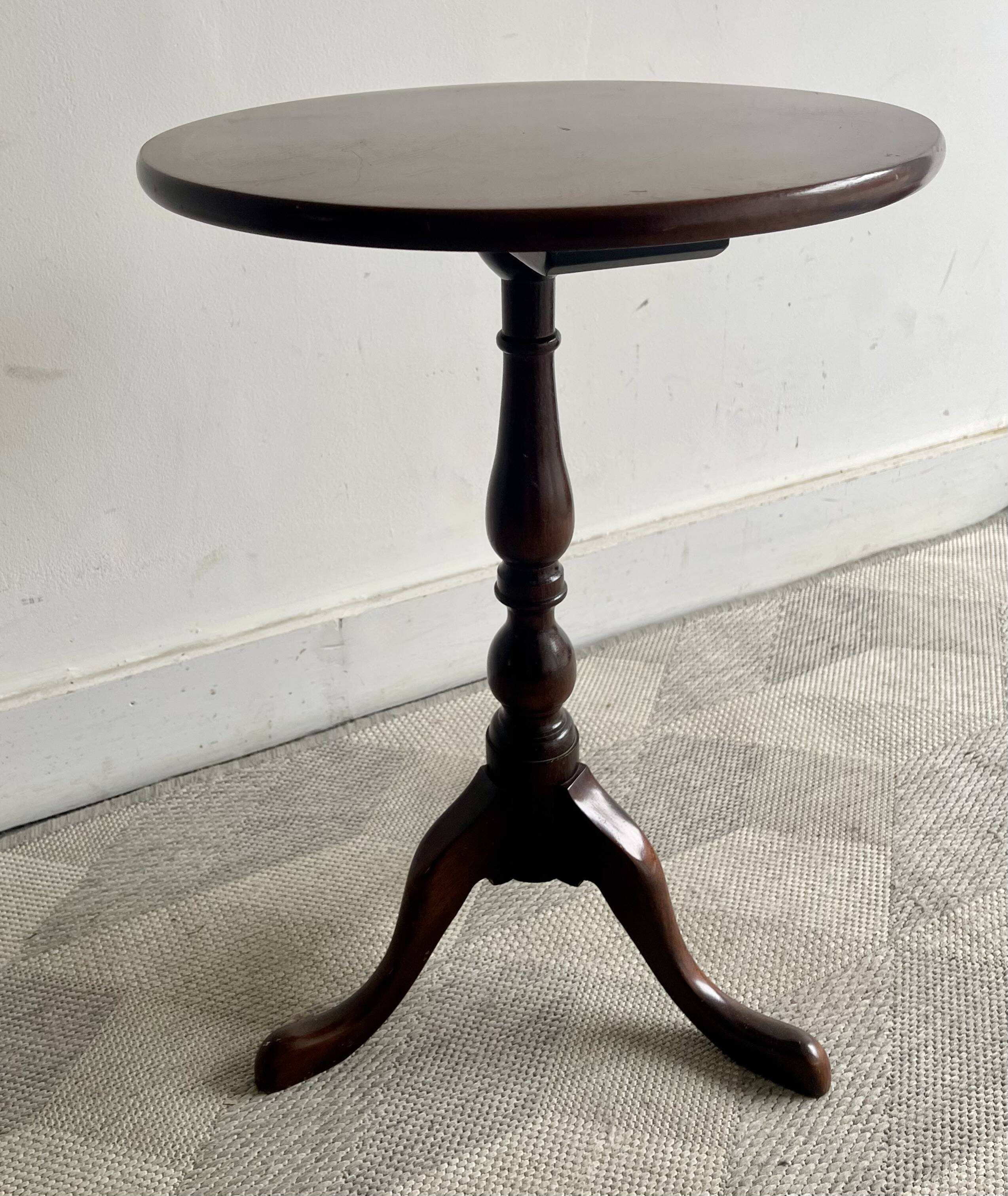 Vintage Round Side Table Plant Stand