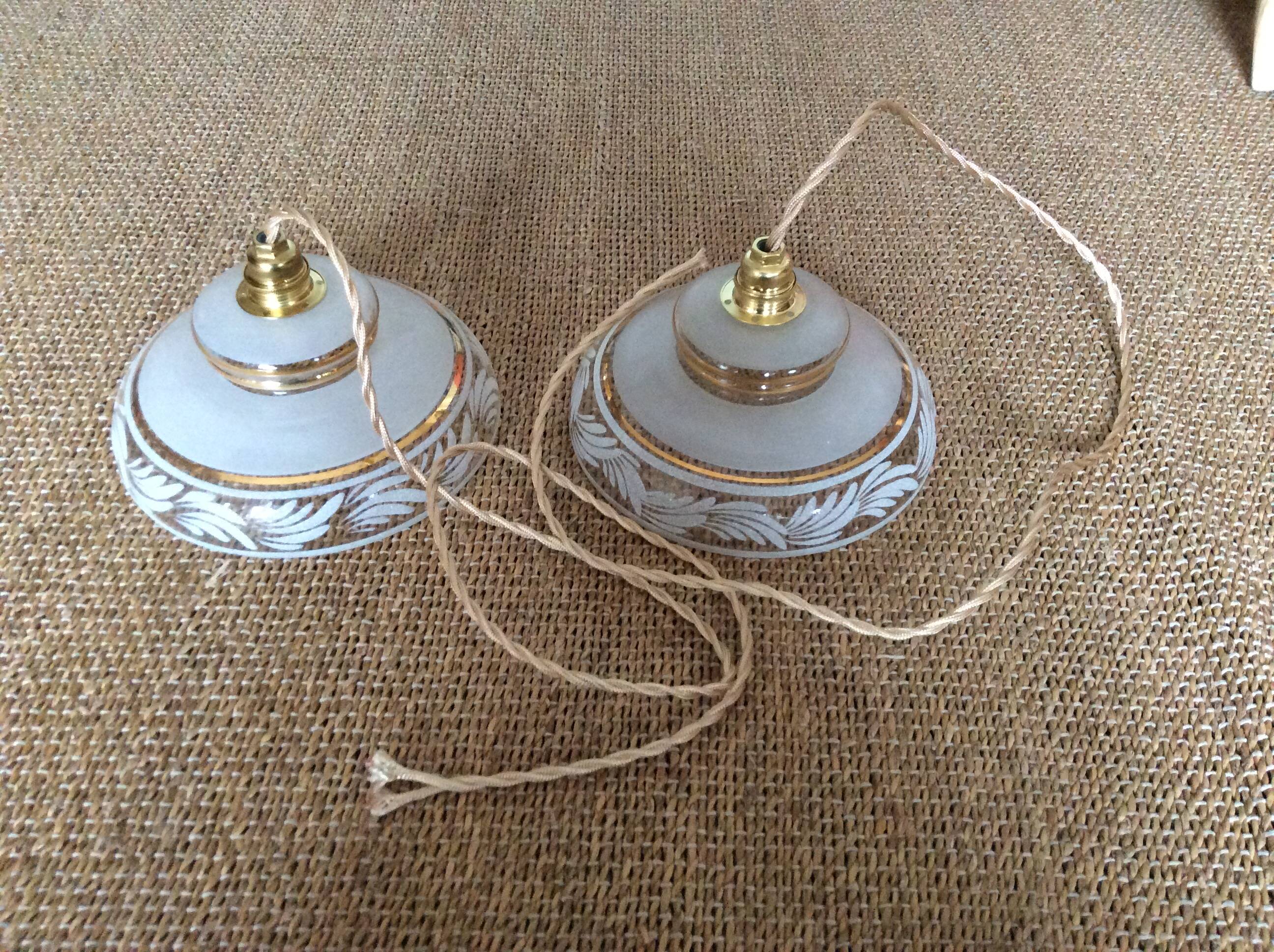 Vintage pendant lights