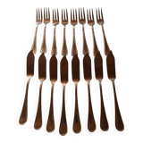 Guy Degrenne fish cutlery set of 8