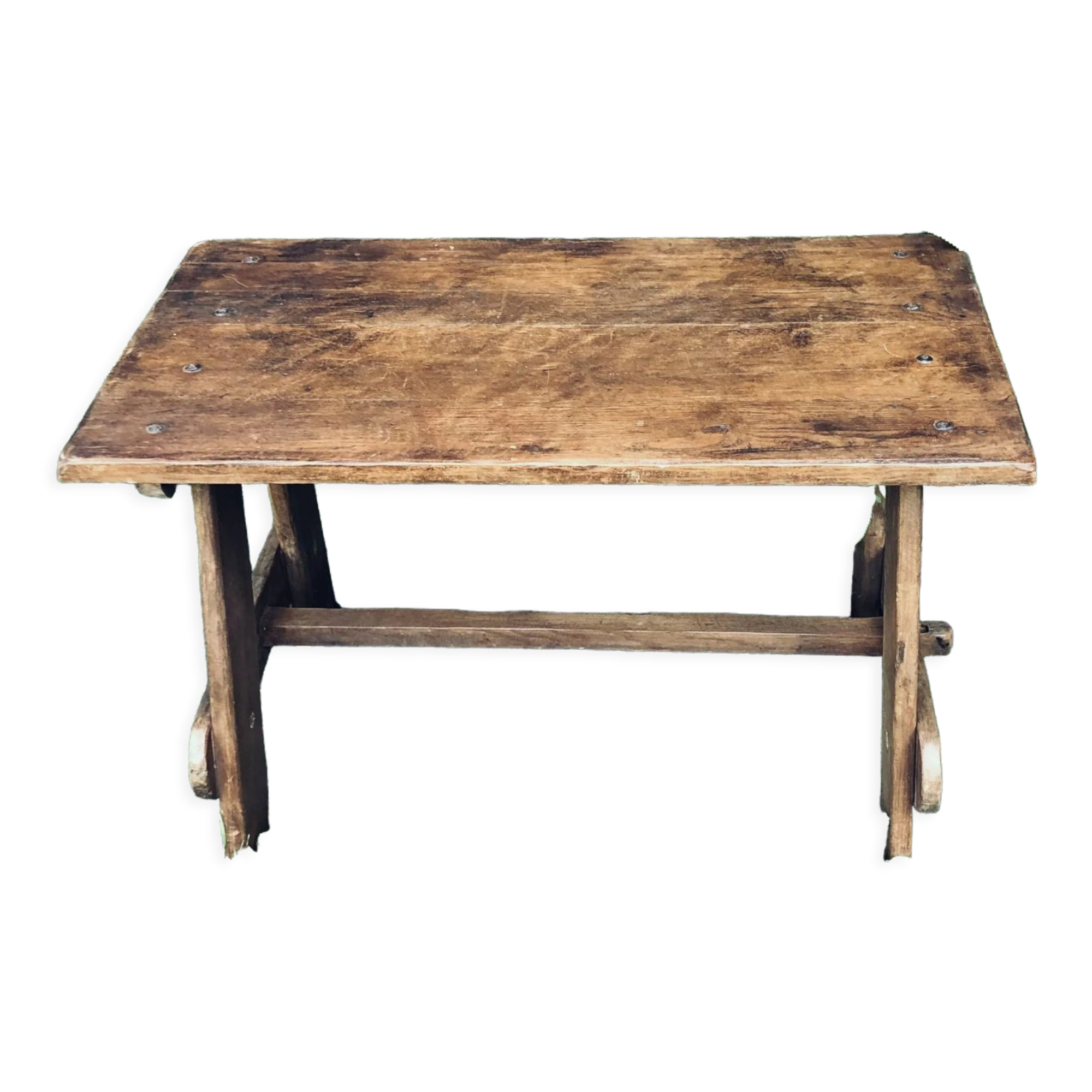 Children's solid wood farmhouse table