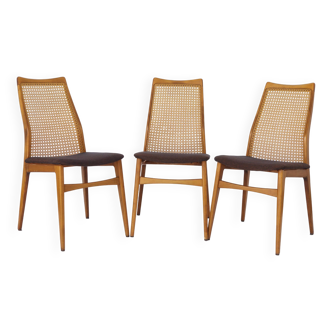 3 Vintage Chairs 1960s Germany by Wilhelm Benze