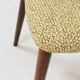 Set of 4 Nebula Green Scandinavian Design Dining Chairs