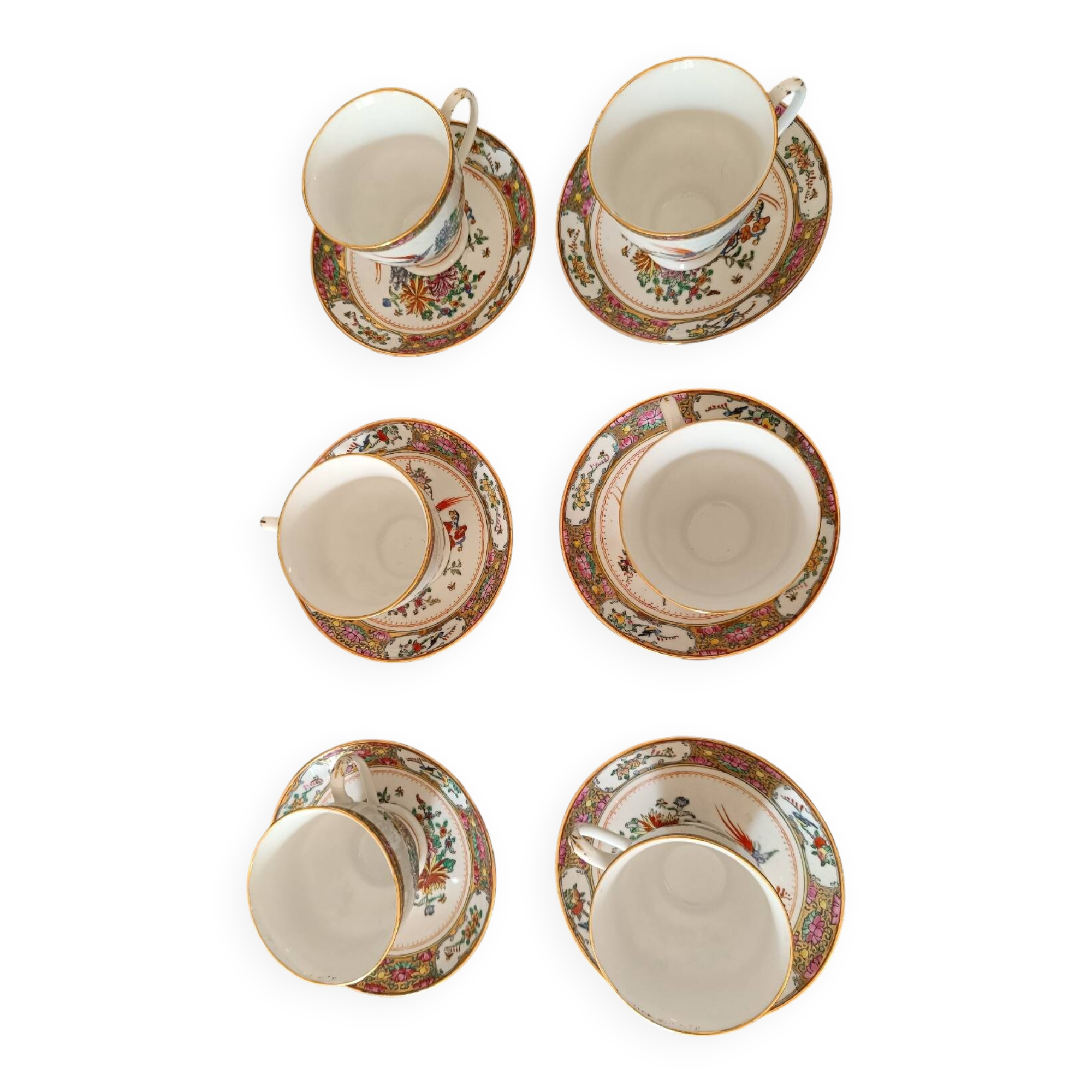 Vintage Chinese porcelain tea set