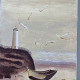 "Seaside" painting
