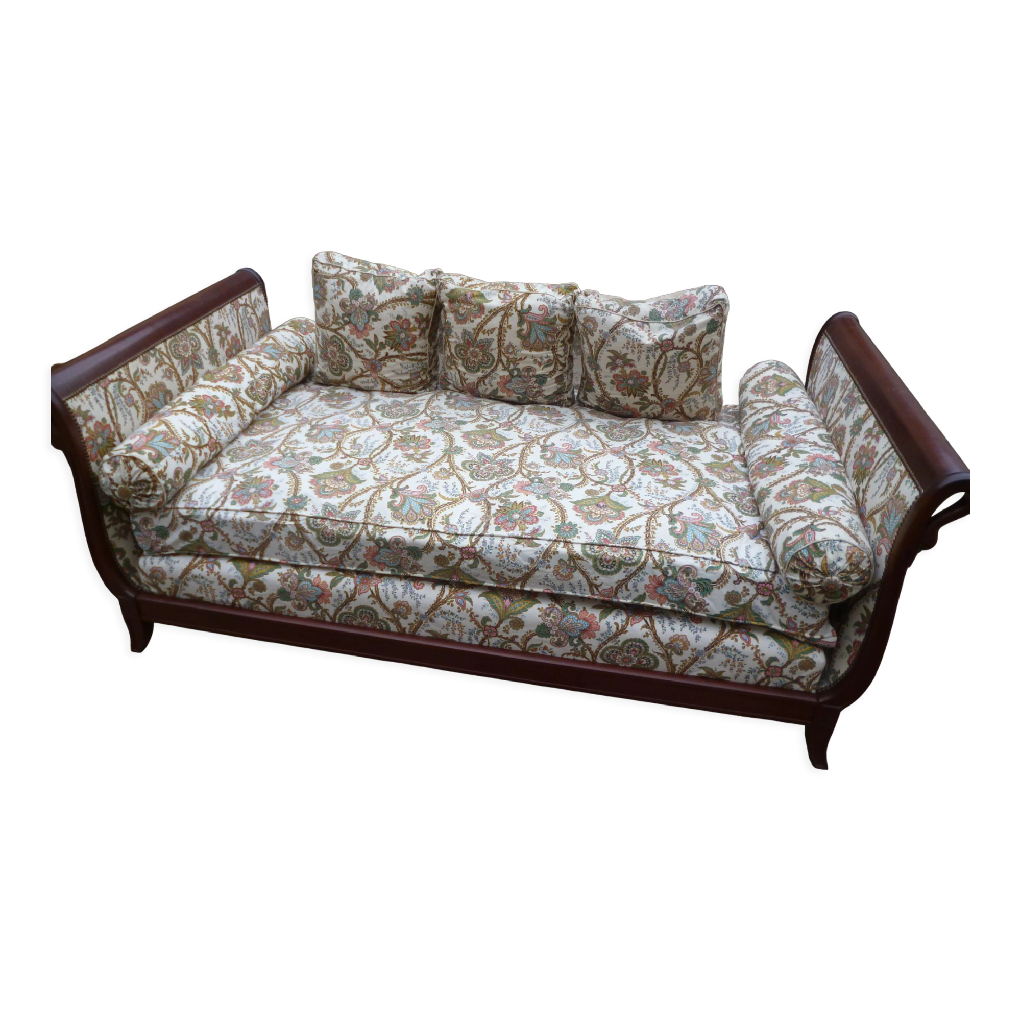 Empire style mahogany daybed