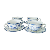 Set of 4 breakfast cups Lancaster