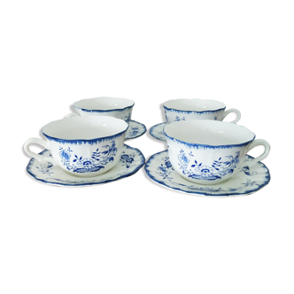 Set of 4 breakfast cups Lancaster