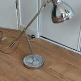 Pair of chrome lamps