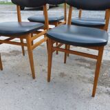 4 scandinavian chairs