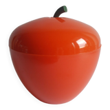 Vintage seventies orange ice bucket