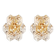 Pair of Faceted Crystal Wall Lights/Sconces from Kinkeldey, Germany, 1970s