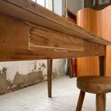 Oak farmhouse table 2m