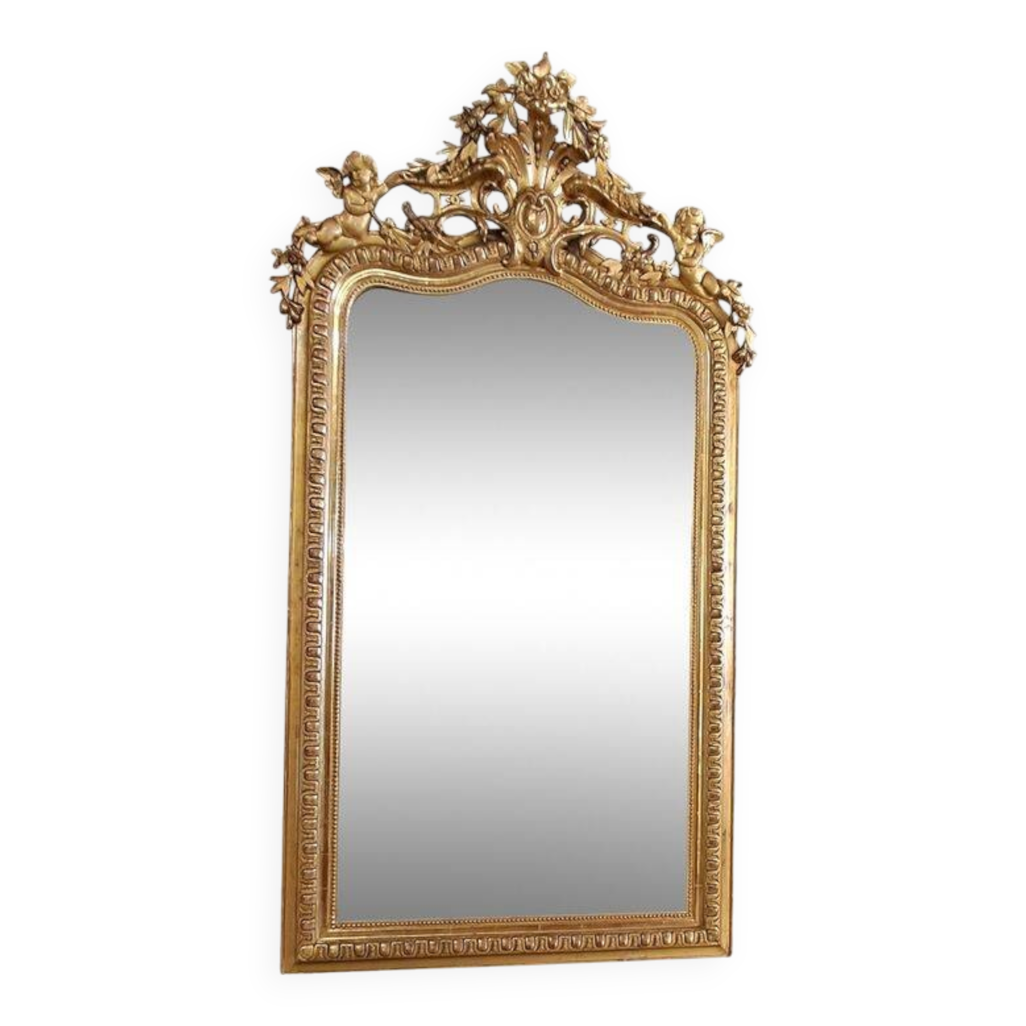 19th century mirror 163 x 84/91