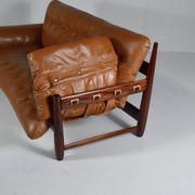 Mole sofa in leather by Sergio Rodrigues. 1960s Made in Brazil