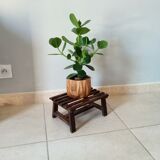 Vintage plant carry stool