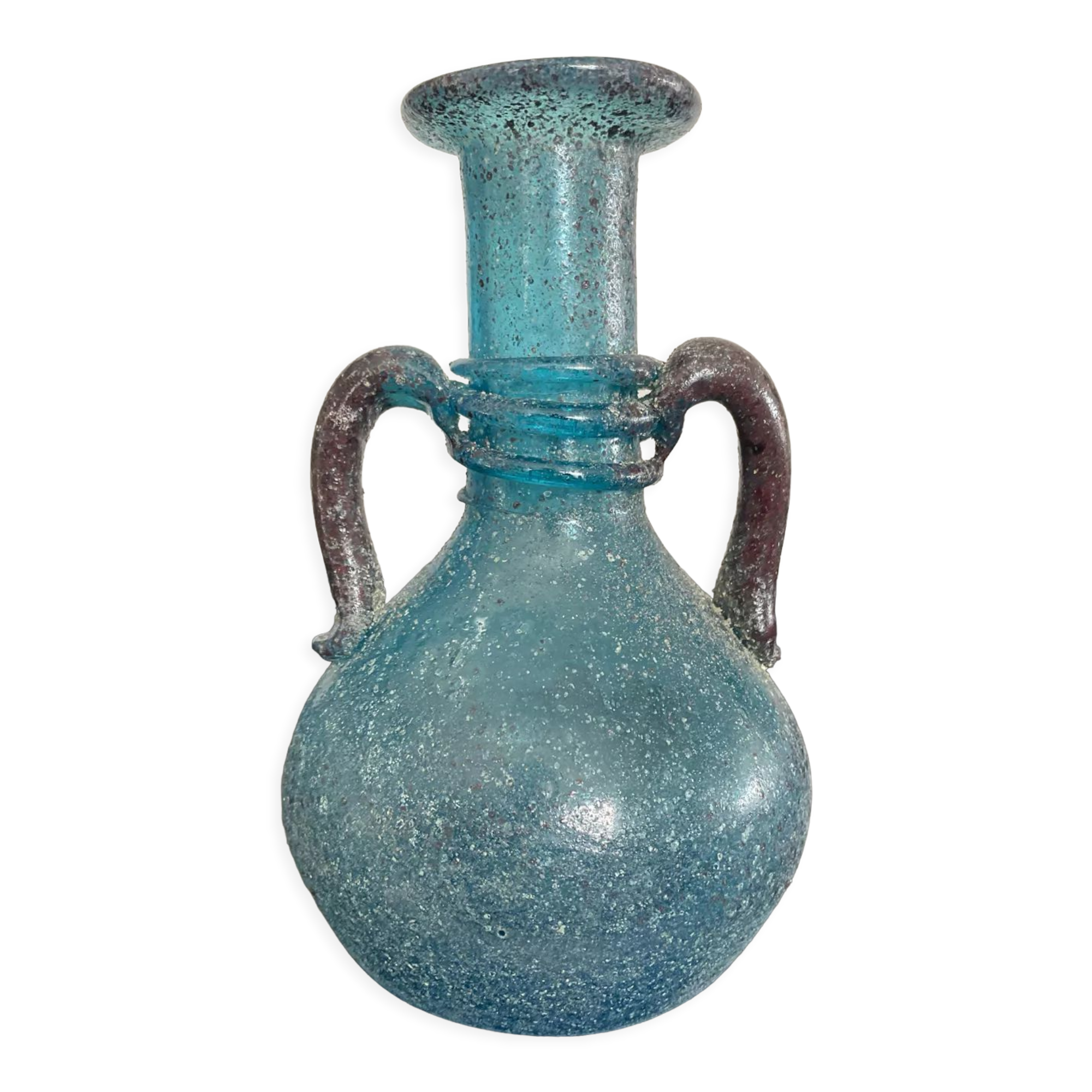 Old vase "Scovo" in Murano glass paste
