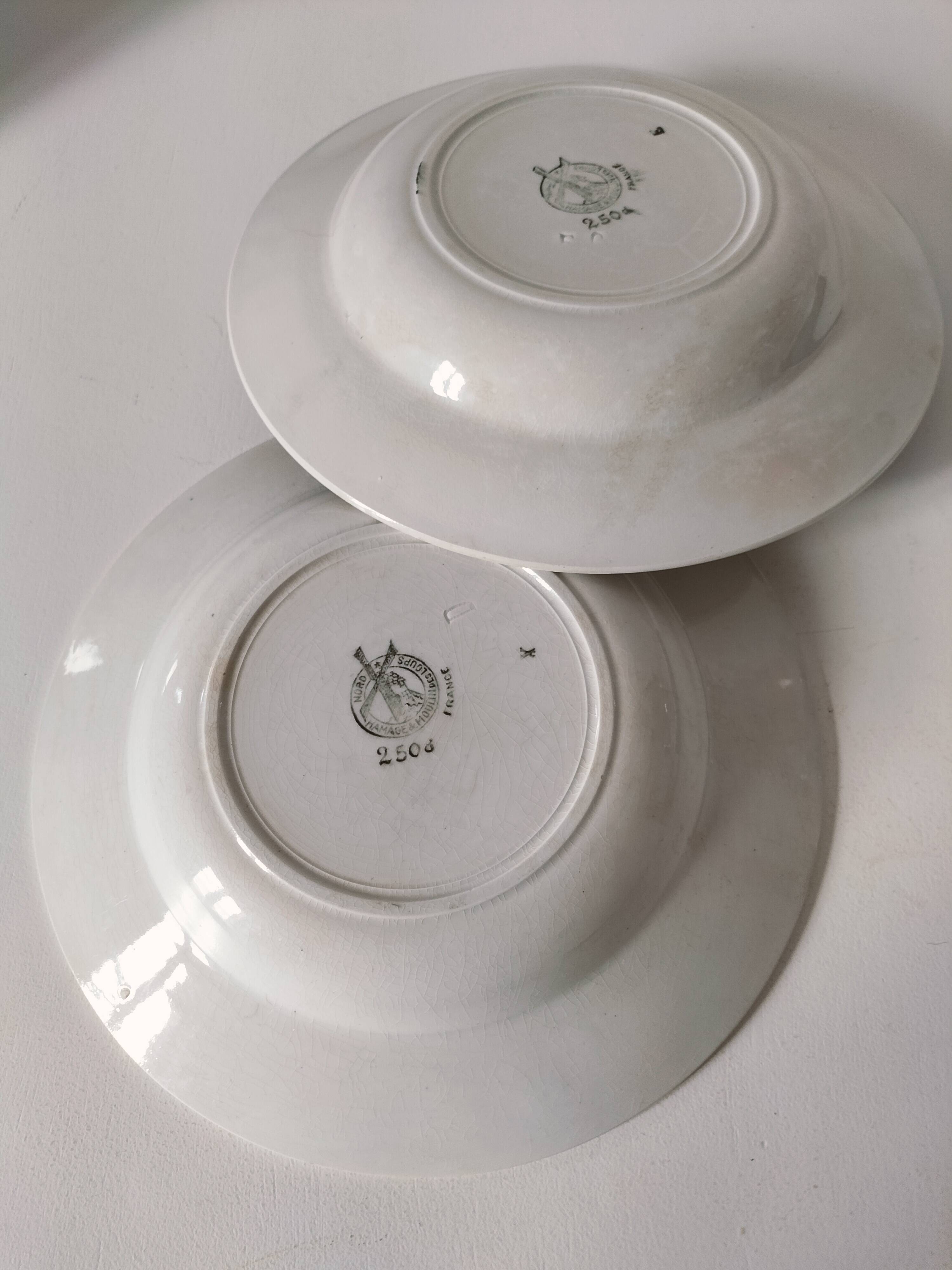 Hamage & Moulin des Loups soup plate duo Model 2508