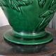 Green ceramic lamp with ivy decoration 70-80