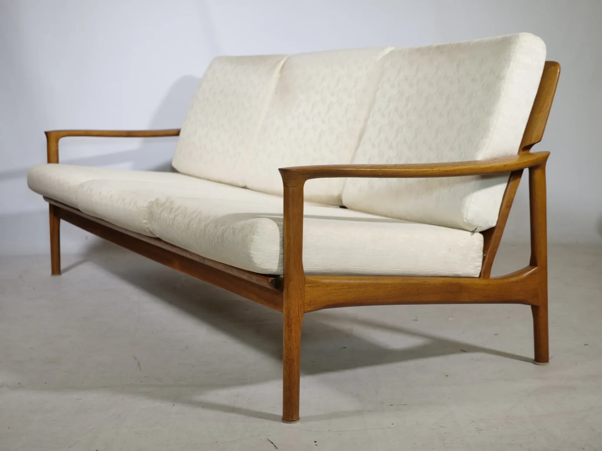 Danish Design Three Seater Sofa in Teak, 1960s