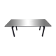 Italian Black Model LC6 Dining Table by Le Corbusier, 1980s